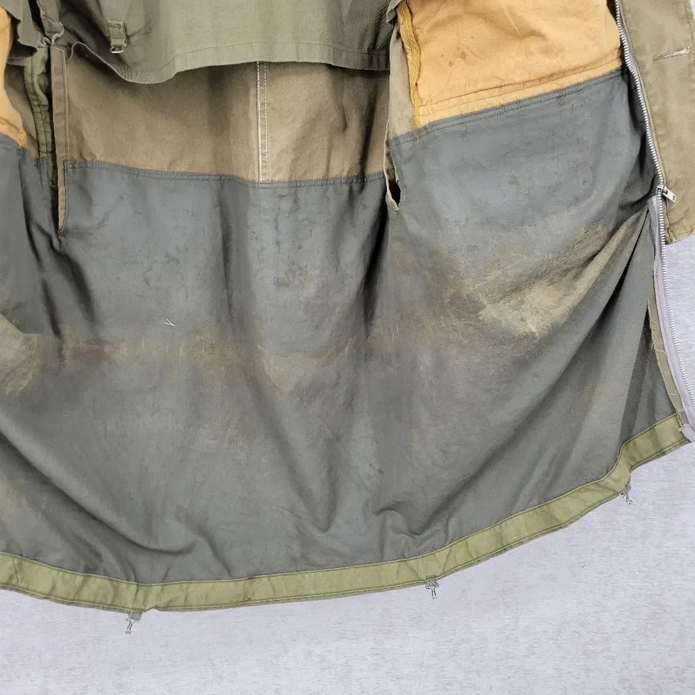 Vintage Hunting Work Barn Chore Field Jacket Canvas Duck Cloth Coat